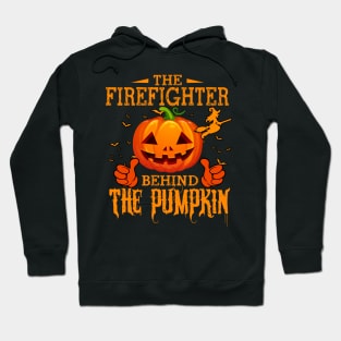 Mens The CHEF Behind The Pumpkin T shirt Funny Halloween T Shirt_FIREFIGHTER Hoodie